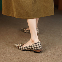 Dora Plaid Ballerinas