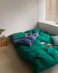 Duo Bedding Set - Green + Blue