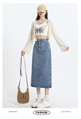 Alco Geneve Maxi Denim Skirt