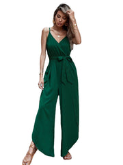 Vintage Backless beautiful Wrap Jumpsuit