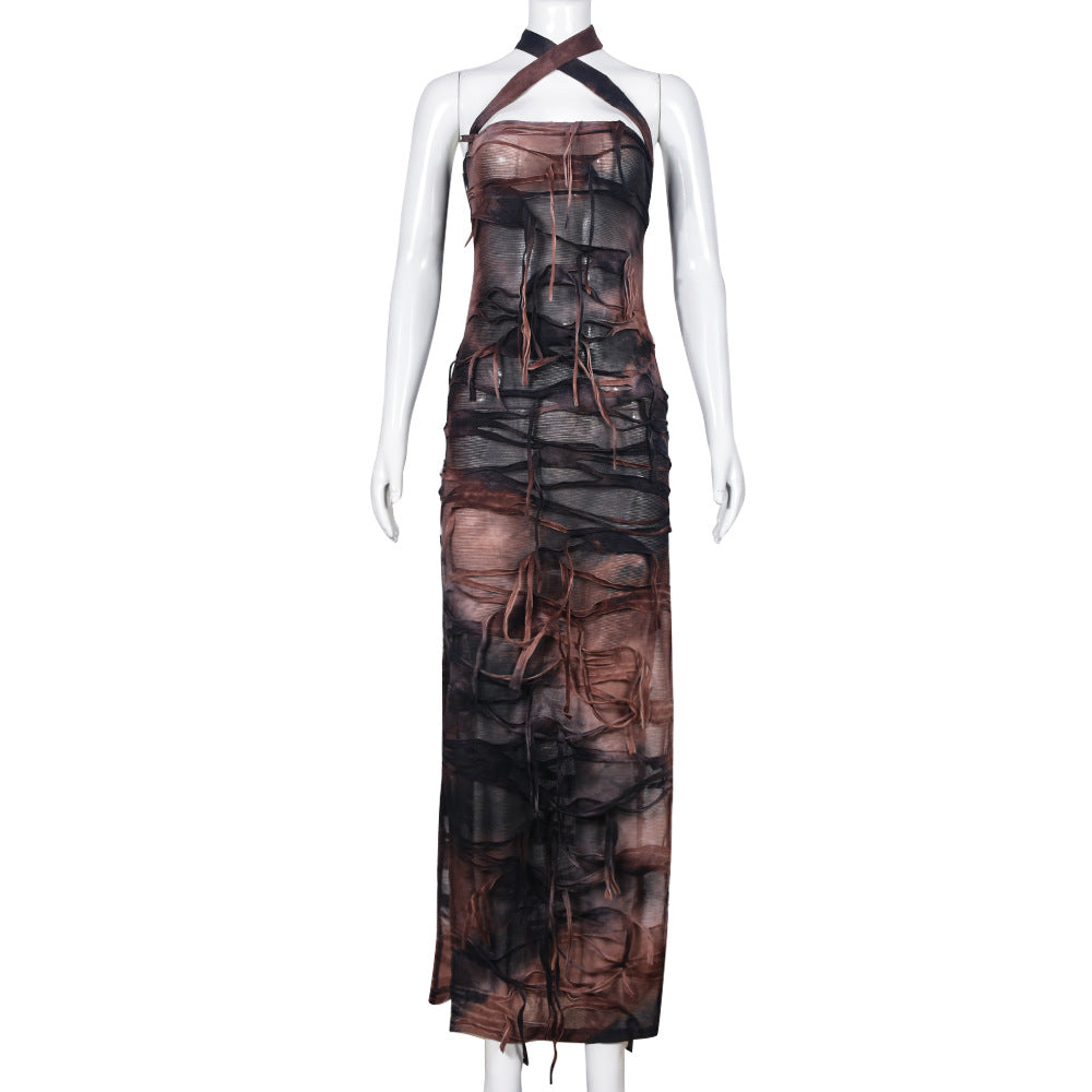 Alexis Tie Dye Dolman Knit Dress