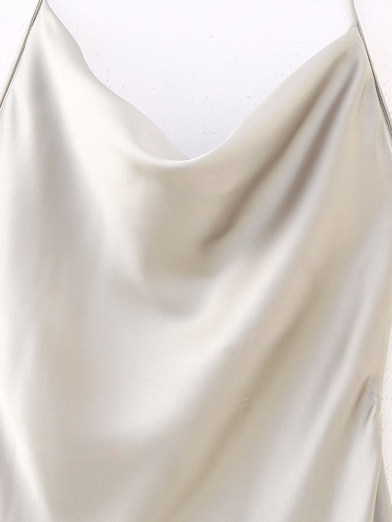 Love Letter Satin Cowl Neck Maxi Dress - Black Ins Street