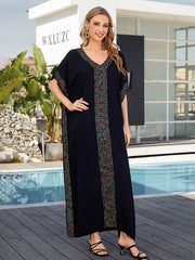 Lockeres Kaftan-Kleid „It's My Life“ aus Viskose