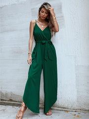 Vintage Backless beautiful Wrap Jumpsuit