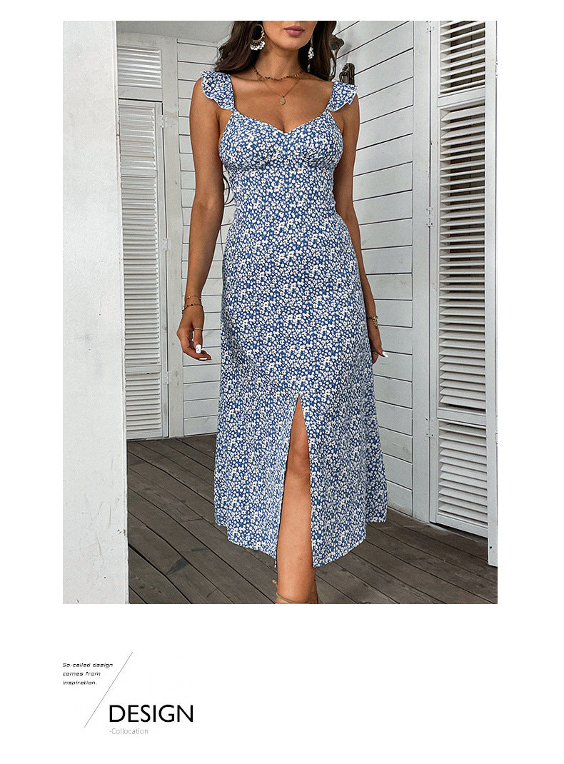 Alvena Floral Relaxed Midi Dress - FINAL SALE INT-001