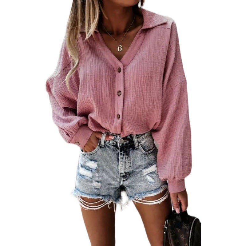 Tini Billowed Plisse Top - Dusty Rose - FINAL SALE DRES-001