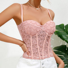 Rose Lace Underwired Corset