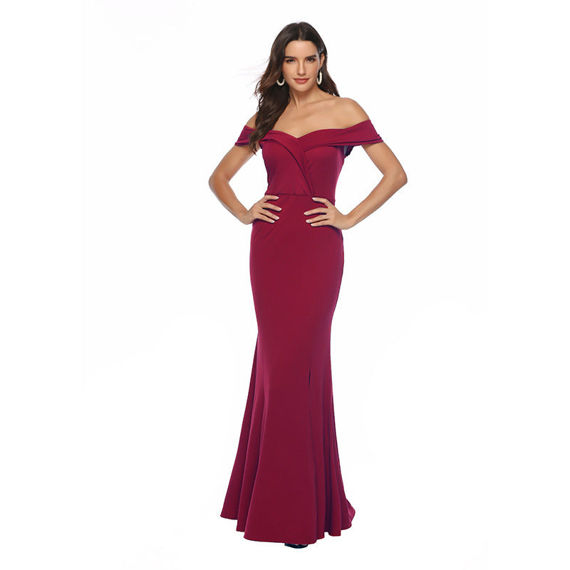 Vanessa – Formelles Chiffon-Gitterkleid