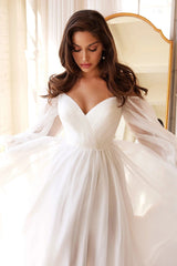 Low-cut Split Evening Dress