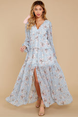 Dashing Daisies Chiffon Boho Maxi Dress - FINAL SALE FATE-001