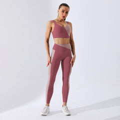 Yin + Yang-Leggings – Mauve/Creme