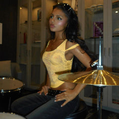 Grunge Butterfly Garden Tank Top