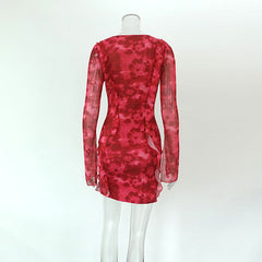 Marigold Bait Tief ausgeschnittenes Kleid 