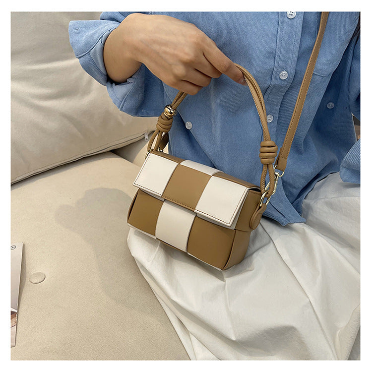 Women Contrat Color Shoulder Bag