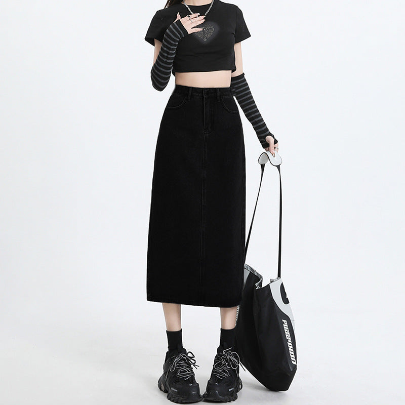 Alco Geneve Maxi Denim Skirt