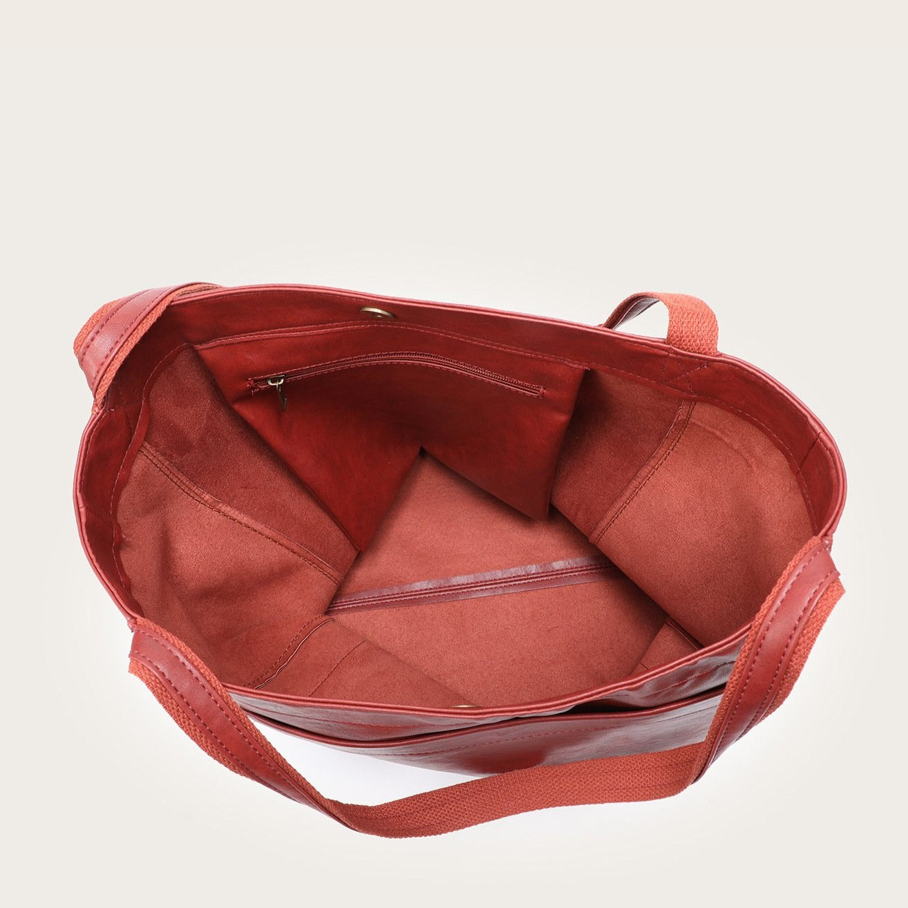 soft leather  with pocket retro oil wax leather large capacity  tote bag
