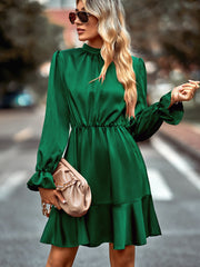 Call Me Angel Textured Satin Dress - White Ins Street