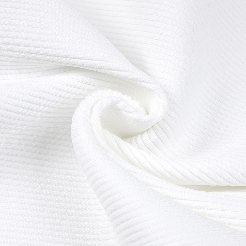 Geblümtes Maxikleid mit Neckholder - Weiß