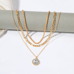 Snake It And Rhine Necklace