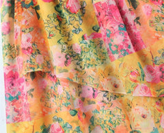 Lake Como – Kleid mit Blumen- und Cut-Out