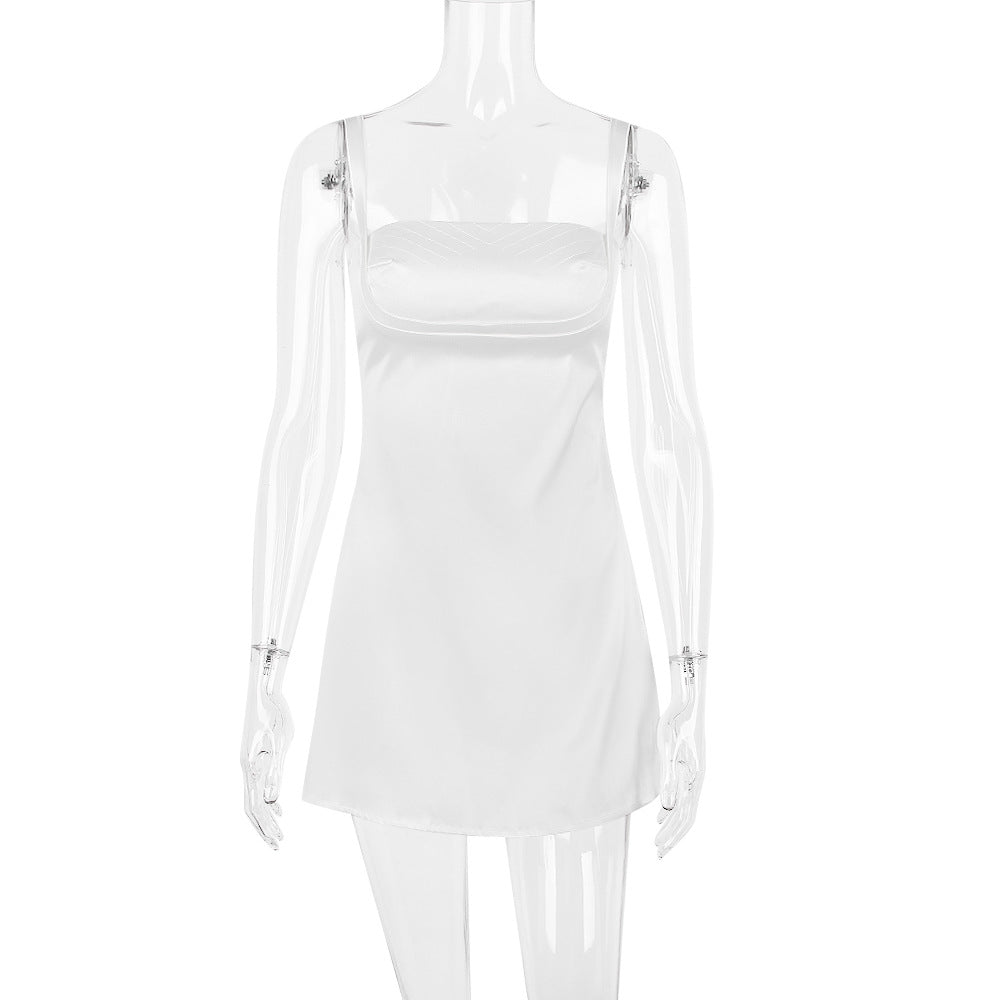 VINTAGE CREAM MINI DRESS