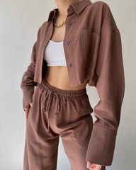 Solid Tank Top & Pants Set