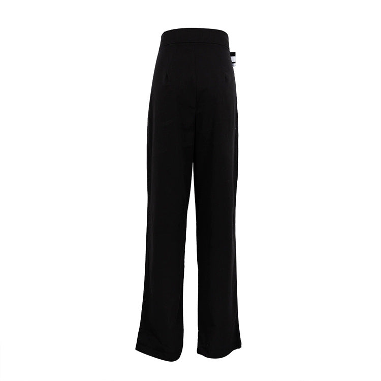 Cross Over Pleats Tailored Pants