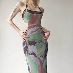 Criamisa Negative Maxikleid 