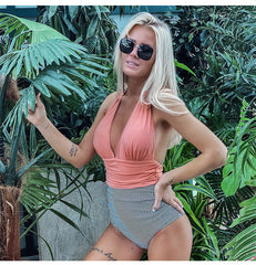 High Waist Bathing Suit S~2XL