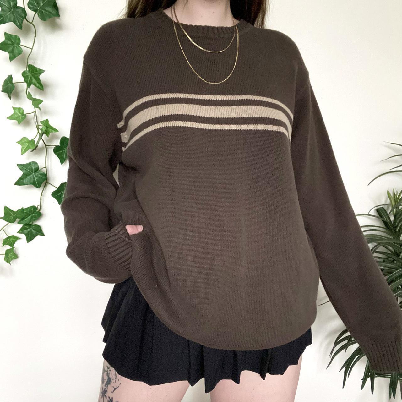Three Striped Pullover Downtown Sweater