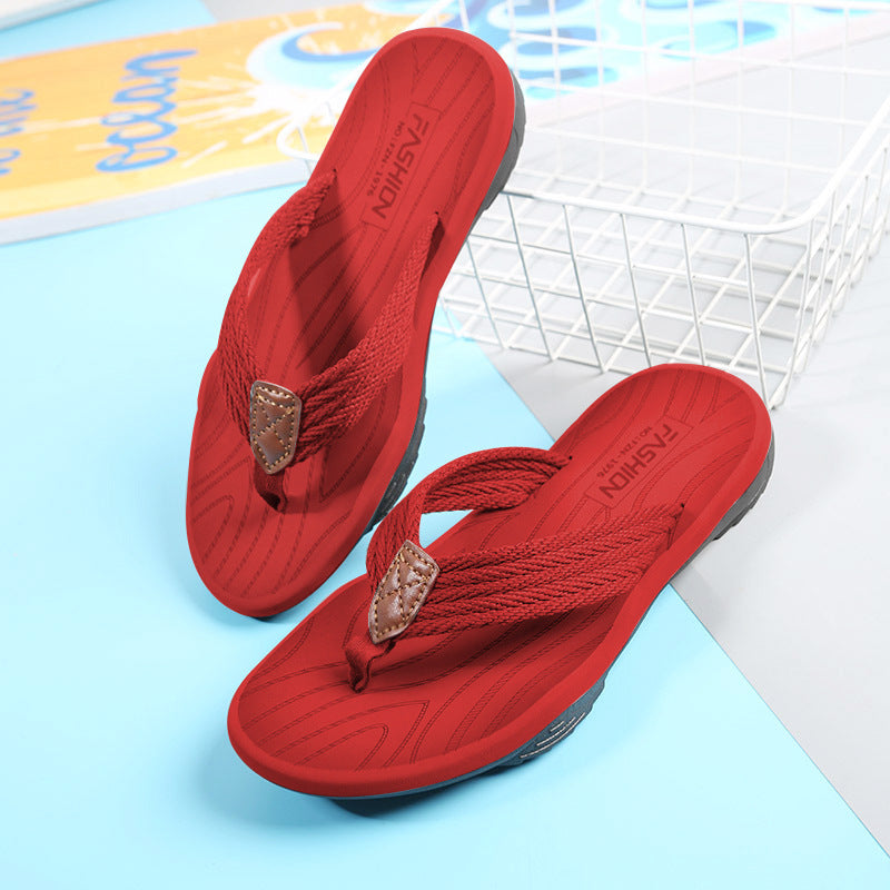 Men's Trendy Flip-flops Indoor And Outdoor Large Flip Flops