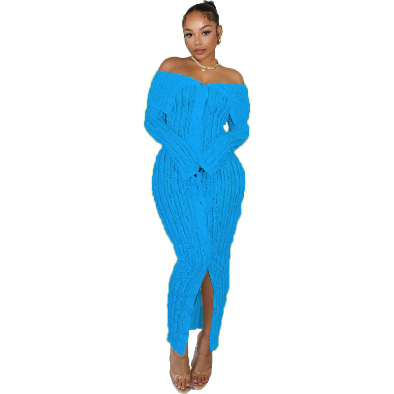 Plus Size Mesh Rhinestones Dress