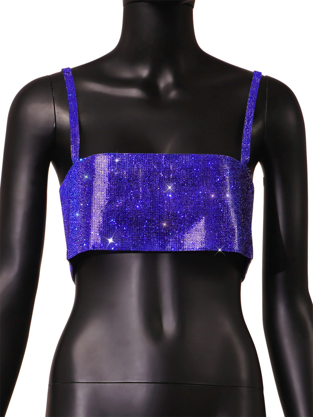 Text Me Sparkle Crop Top