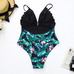 Floral Push Up Bathing Suit