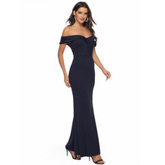 Vanessa – Formelles Chiffon-Gitterkleid