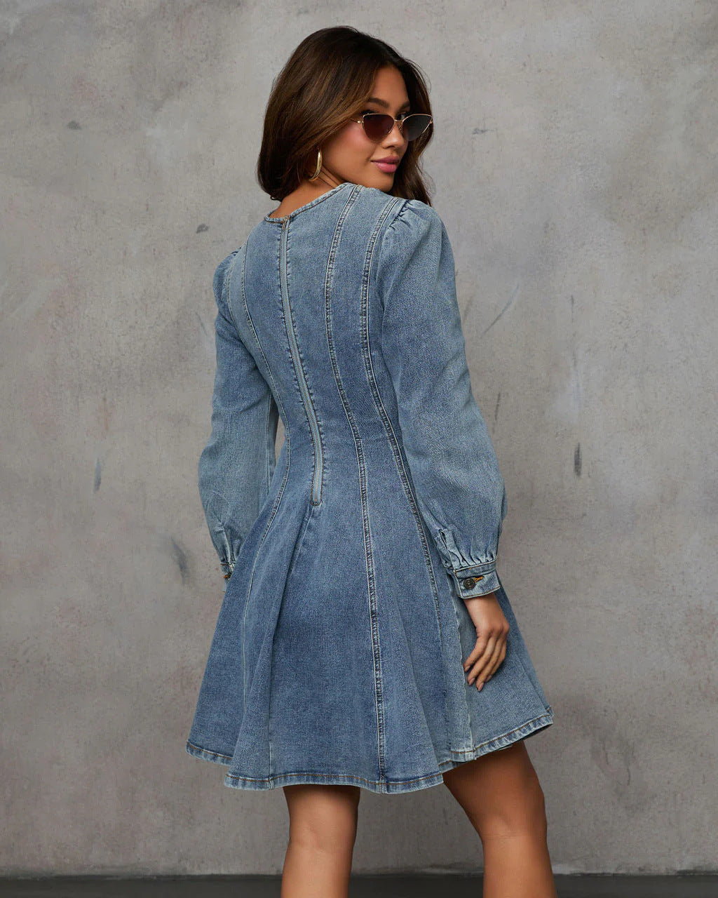Remington Denim Knitted Dress