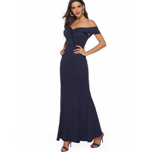 Vanessa – Formelles Chiffon-Gitterkleid