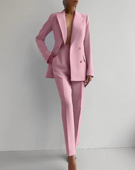 Runway Pocketed Blazer - Red Ins Street