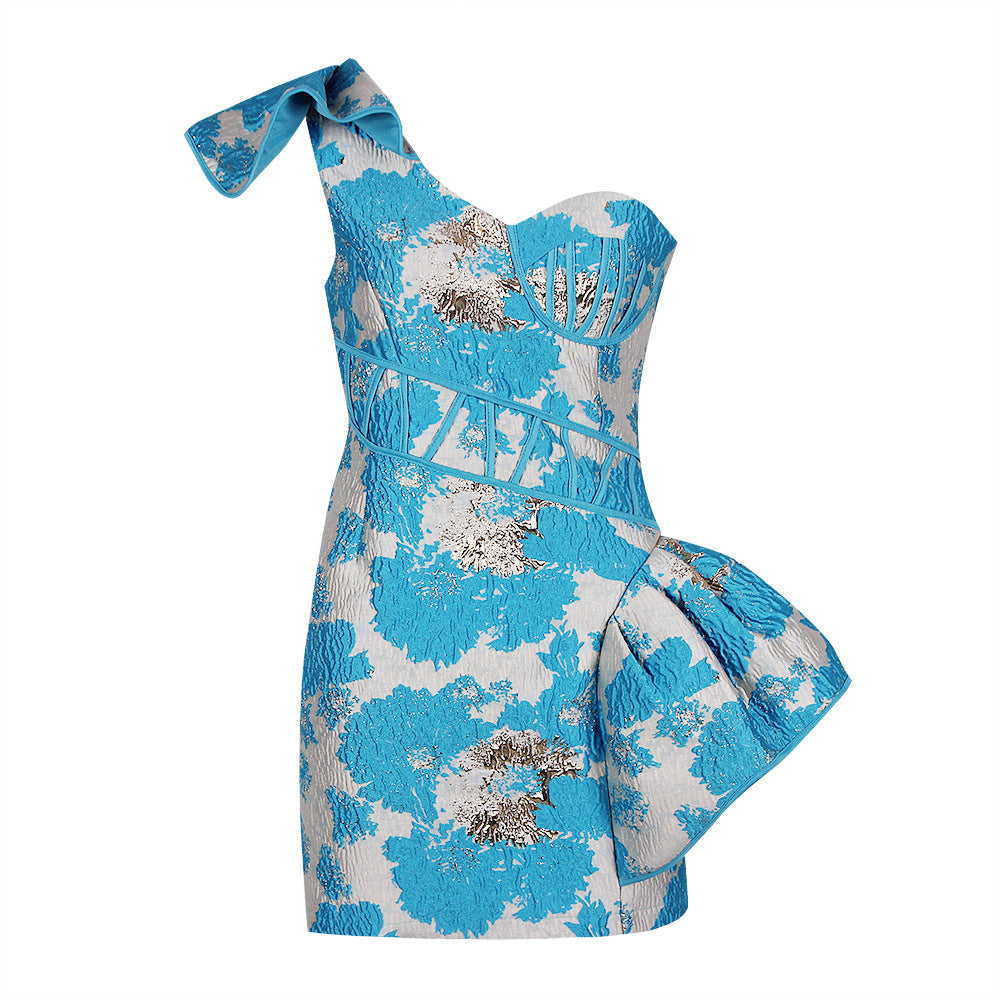 V Neck Sleeveless Pleated Bodycon Dress