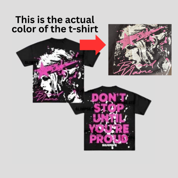 Oversized Y2K Goth American Graphic Tees