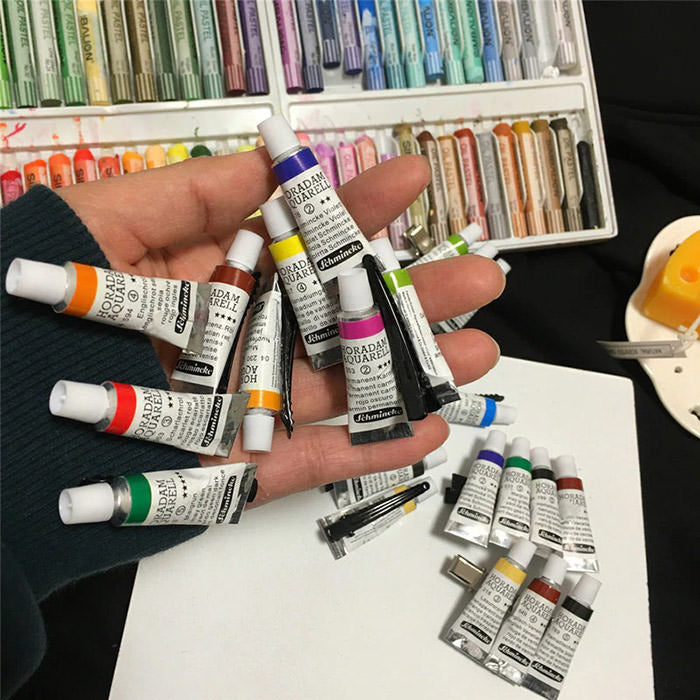 Paint Tubes Hair Clips