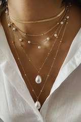 Quasten-Choker-Halskette