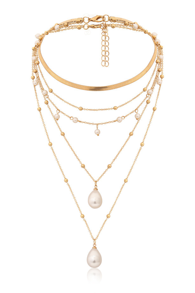 Quasten-Choker-Halskette