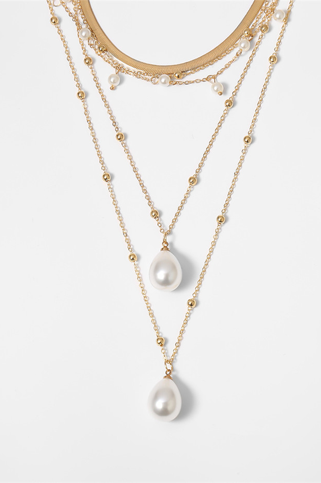 Quasten-Choker-Halskette