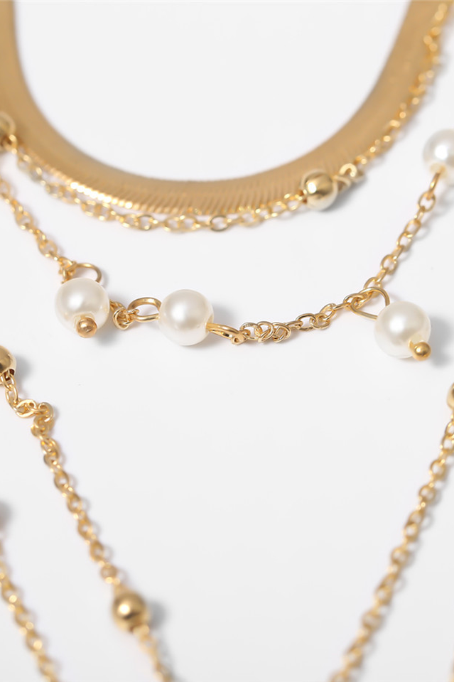 Quasten-Choker-Halskette