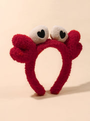 Red Fun Crab Hair Hoop
