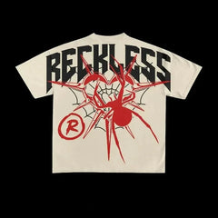 Oversized Y2K Goth American Graphic Tees