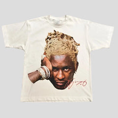 Hip Hop Rapper Herren Portrait T-Shirt