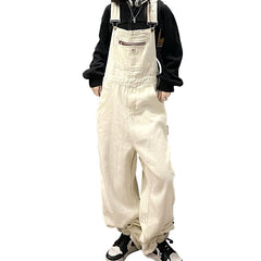 Urban baggy women denim jumpsuit