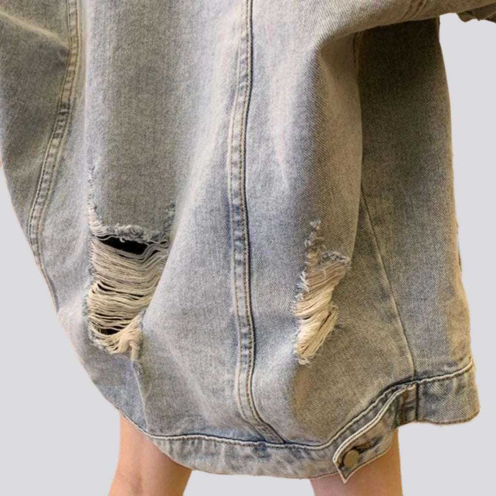 Vintage denim jacket for ladies
